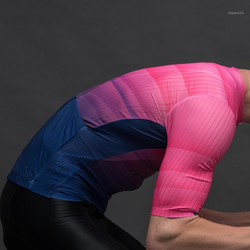 

SPEXCEL 2020 New PRO aero performance short sleeve cycling jersey cycling shirt for Men or women with Seamless process finish1, As pic