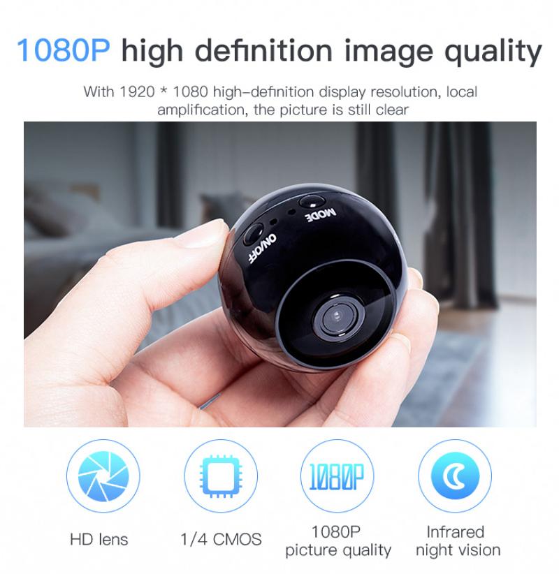 

Mini Wireless Camera Hd 1080P 960P Sensor Camcorder Night Vision Video Camera Smart Home Security Recorder 2020