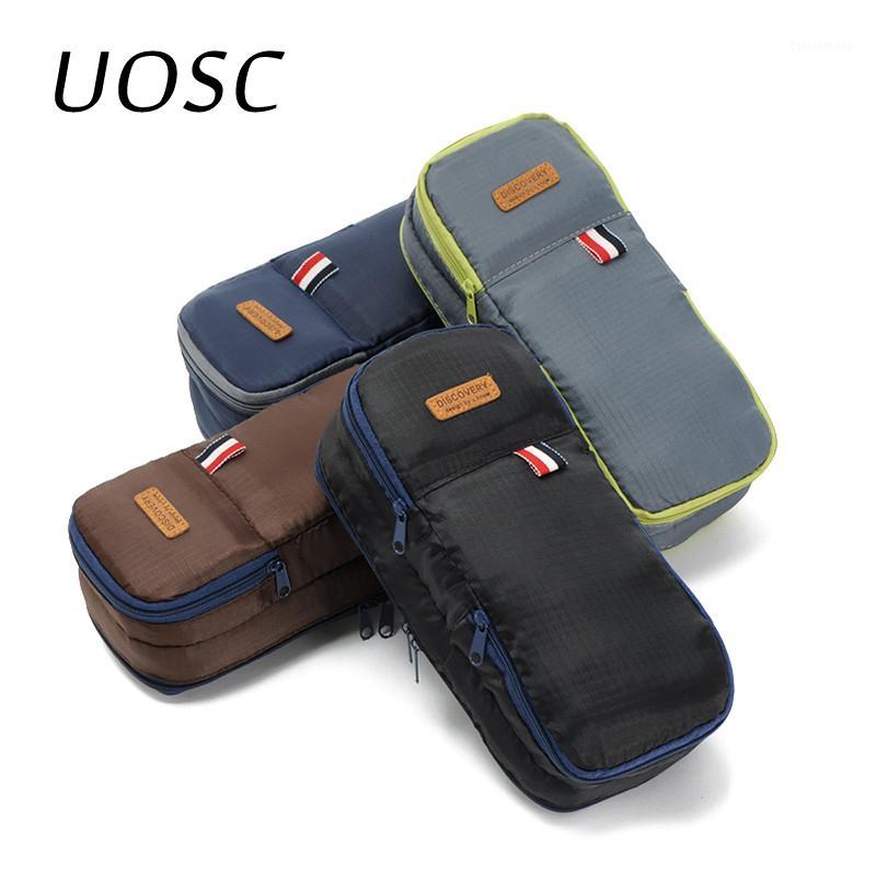 

UOSC 2020 Travel Cosmetic Bags Organizer Portable Makeup Bags for Women Men Make Up Case Men Toiletry Bag Necessaries Wash Bag1, Black