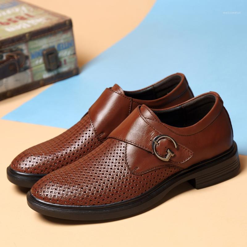 

CIMIM Brand Men Business Retro Casual Leather Shoes Italy New Genuine Leather Dress Shoes Men Breathable Fashion Office1, Black