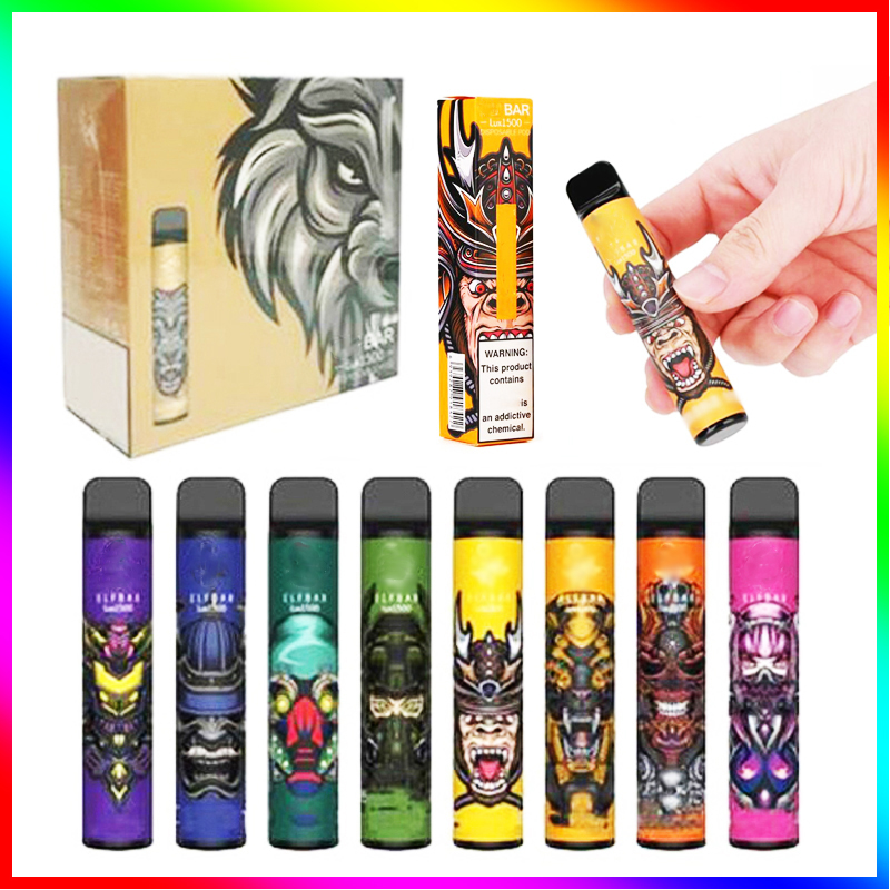 

1500 Puffs Stick E cigarettes Bar Lux 1500puffs English Version Disposable Pod Vape Device 850mAh VS Bang Extra Ultra RANDM Vape