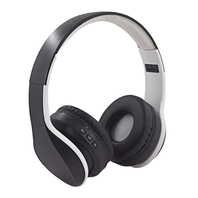 

Bluetooth 5.0 Earphone Wireless High Fidelity Stereo Earphone Microphone with Foldable Headset Can Eliminate Noise, Black