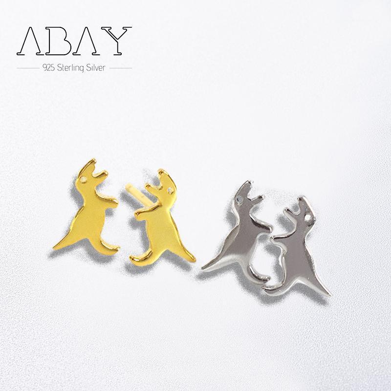 

925 Sterling Silver Pin Minimalist Dinosaur Design Trend, Versatile Personalized Earrings, Anti Allergy, Suitable for Party Wear1
