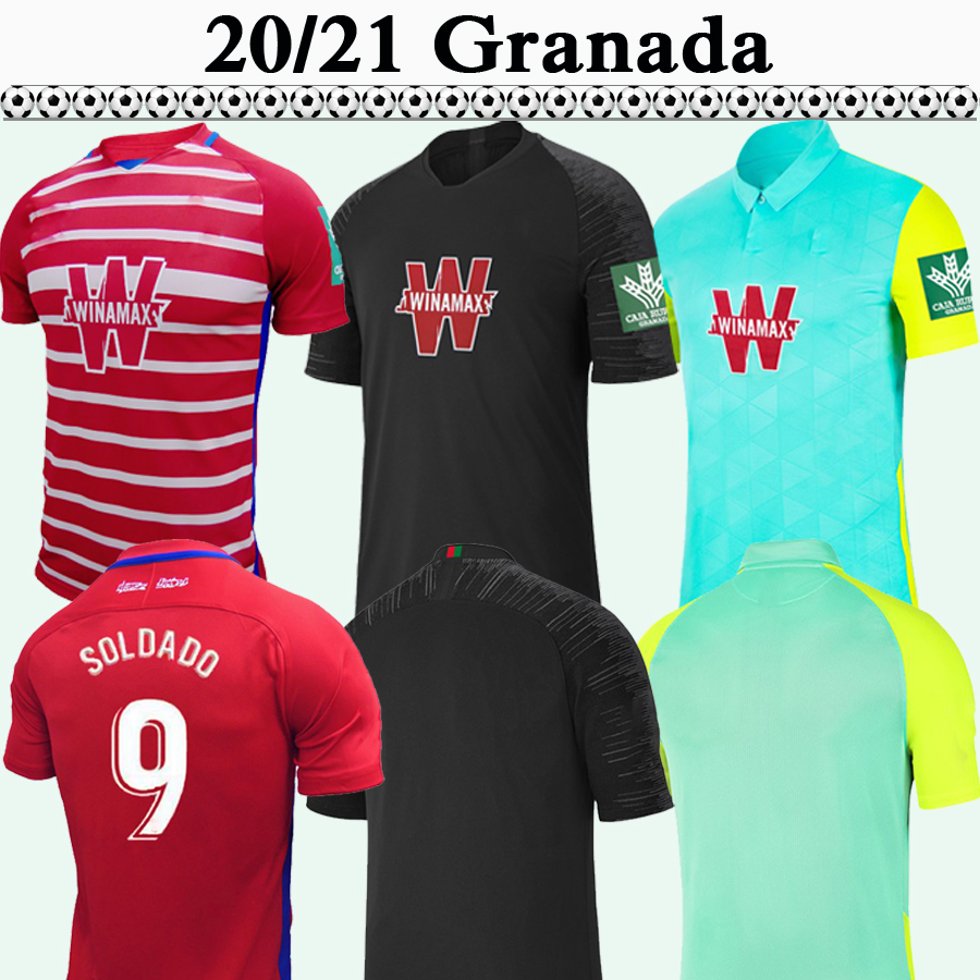 

20 21 Granada Soccer Jerseys SOLDADO A. PUERTAS Home Away 3rd Mens Football Shirts F. VICO VADILLO HERRERA Camisetas futbol Short Sleeve, Qm694 2021 home l. lig. patch