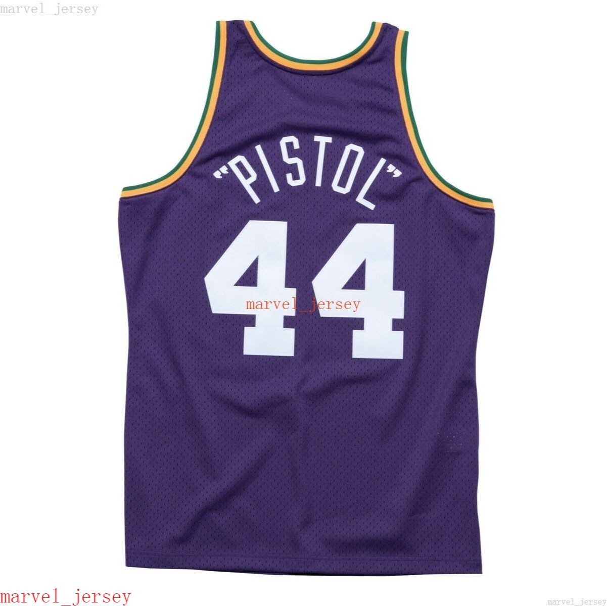 

Custom Stitched Pete Maravich Mitchell & Ness Purple 1974-75 Swingman Jersey XS-6XL Mens Throwbacks Basketball jerseys Cheap Men Women Youth, As pic