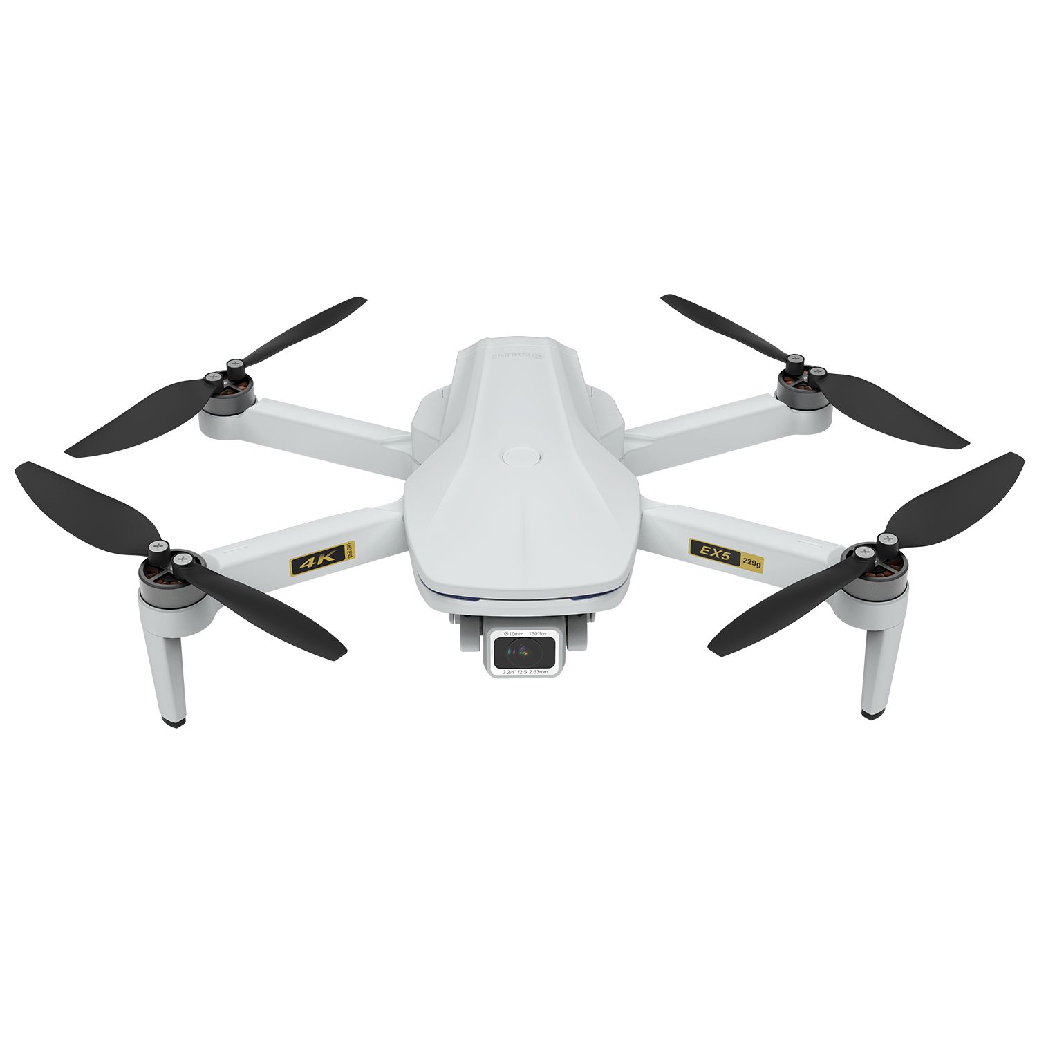 

Eachine EX5 RC Quadcopter 30mins Flight Time MINI Selfie Drone 5G WIFI FPV GPS With 4K HD Camera Brushless Motor Foldable Dron, White