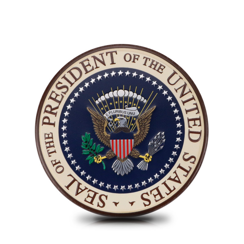 

Stickers Car accessories Suitable for Cadillac U.S. President Badge Personalized Metal Body Decoration Side Label Tail, United states presidential badge