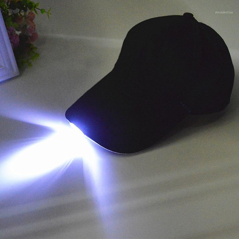 

Bright Glow in Dark Reading Fishing Jogging Light Up LED Sport Hat Baseball Caps Luminous Holiday Hat for Unisex TY661, Blue