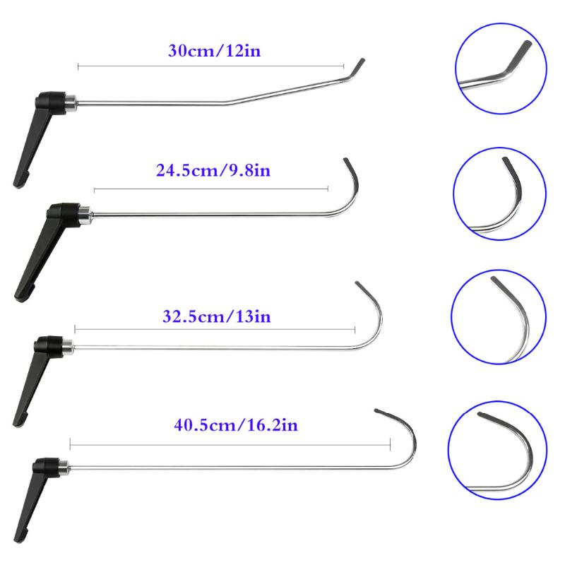 

WHDZ Hook Rod Spring Steel rotating handle 360 degrees adjustable handle full J curve all blade tip for car dnet repair tool