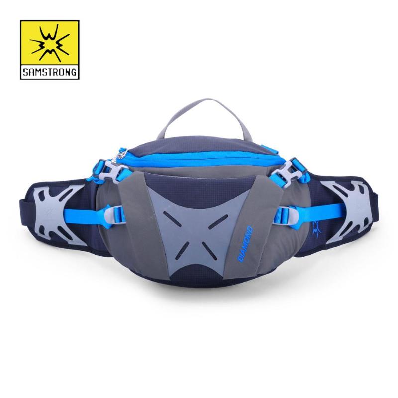 

High Quality Sports Diamond Outdoor Gym Cycling Trekking Jogging Waist Bag For Sport Climbing Mountain Waist Pouch, Black color