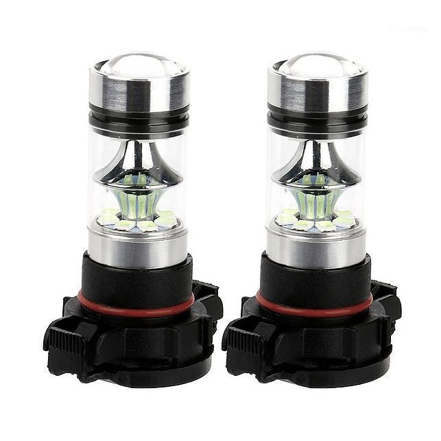 

New 2X H16 5201 5202 9009 Ps24Wff 8000K Ice Blue 100W Led Headlight Bulbs Kit Fog Light1, As pic