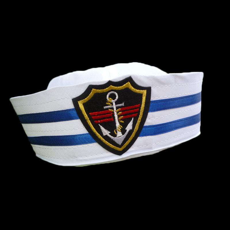 

Unisex Sailors Ship Boat Captain Hat Navy Marine Skipper Ship Cap Costume Adults Party Fancy Dress for Adults and Kids, As show