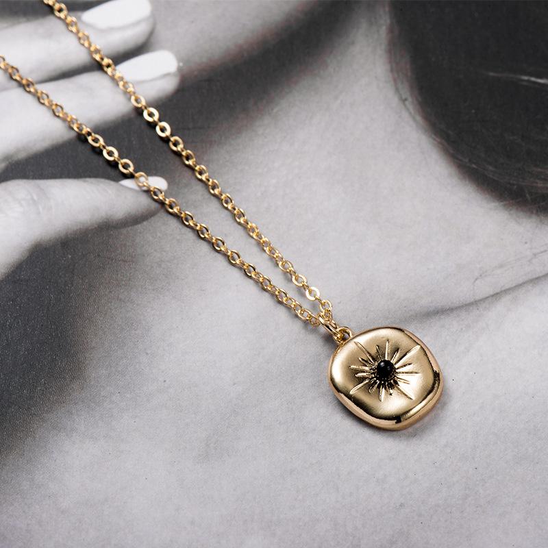 

Women Pendant Necklace Gold Color Irregular Geometric Necklace & Pendients Fashion Jewelry Collar Necklaces Gift