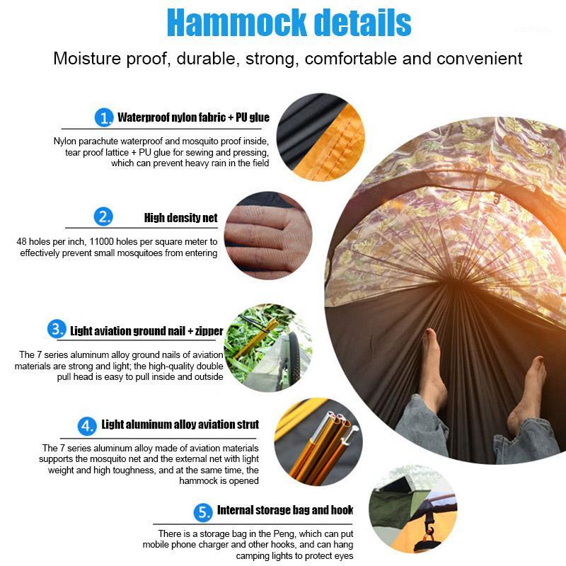 

New Sunshade Waterproof Mosquito Net Hammock Nylon Outdoor Hiking Camping Tent Drop Shipping1