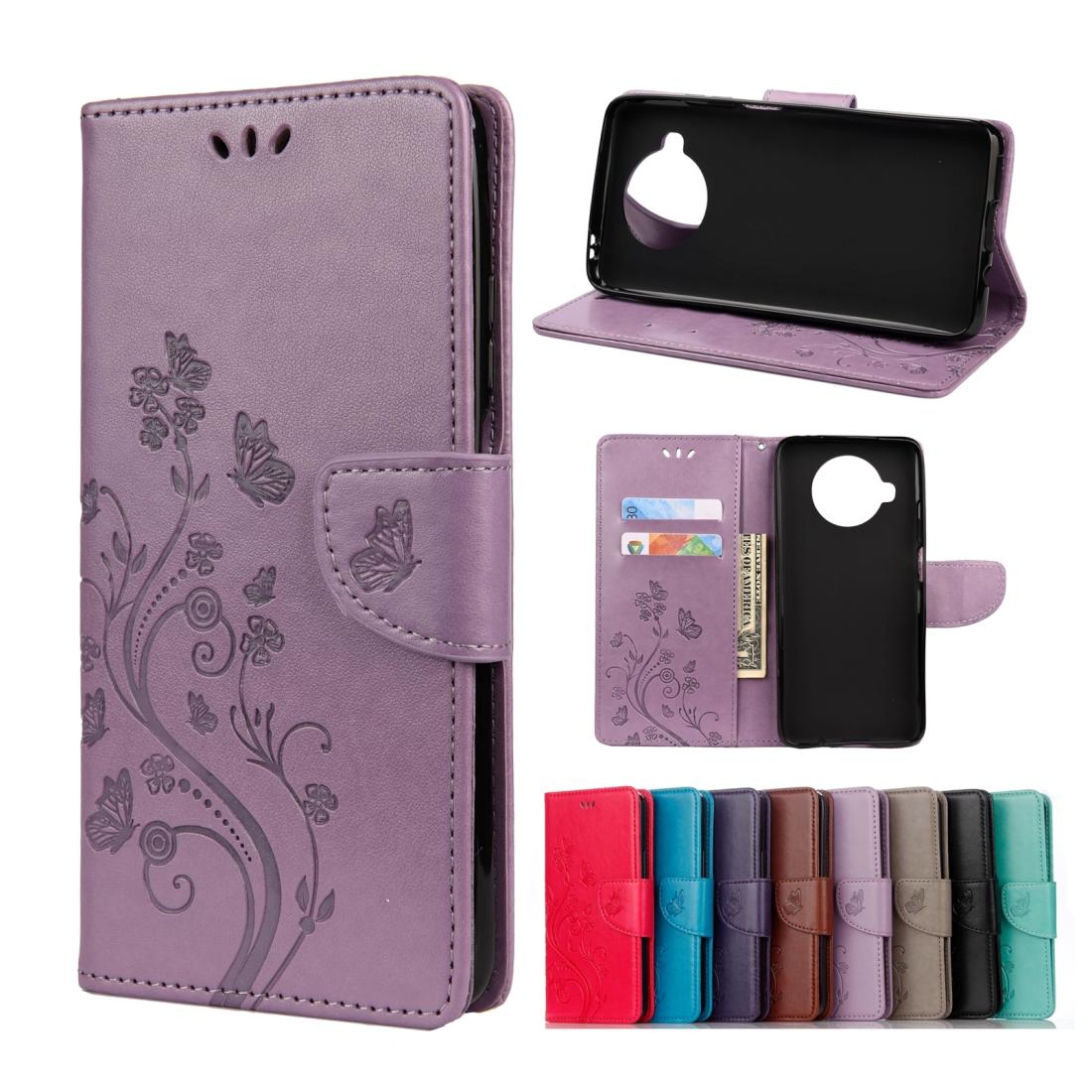 

For Xiaomi Mi 10T Lite 5G Butterflies Love Flowers Embossing Horizontal Flip Leather Case with Holder Card Slots Wallet