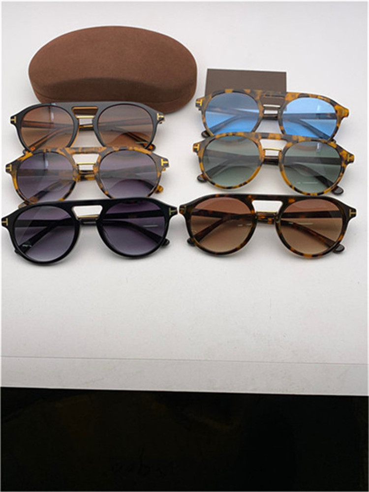 

0675 Havana Polarized Sunglasses Green Lens Glasses Men Luxury Designer sun glasses Eye wear uv400 New with Box