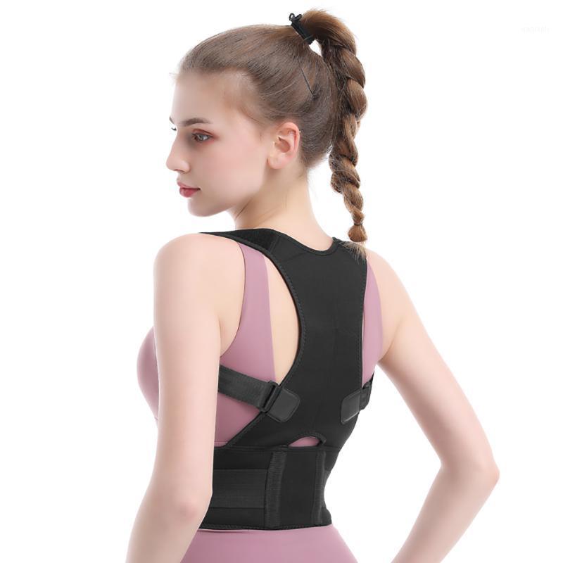 

Therapy Posture Corrector Back Support Brace Spine Correct Maintien Dos Correctors Houding Correctie Rug Accessories1, Black