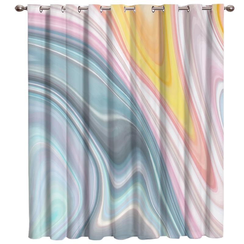 

Pink Marble Texture Window Curtain Bedroom Decor Curtain Panels Window Living Room Luxury Home Decor, As pic
