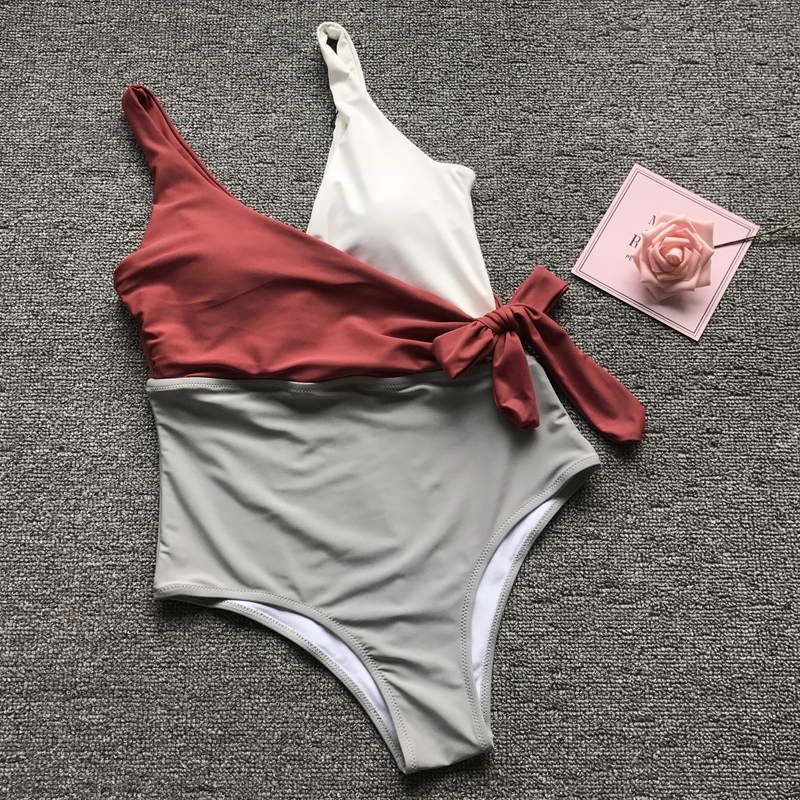 

Sexy One Piece Swimsuit Women Swimwear Push Up Monokini Plus Size Swimming Suit Bathers Solid Bathing Suit Female Beach Wear XL Y200824, Ly-19073