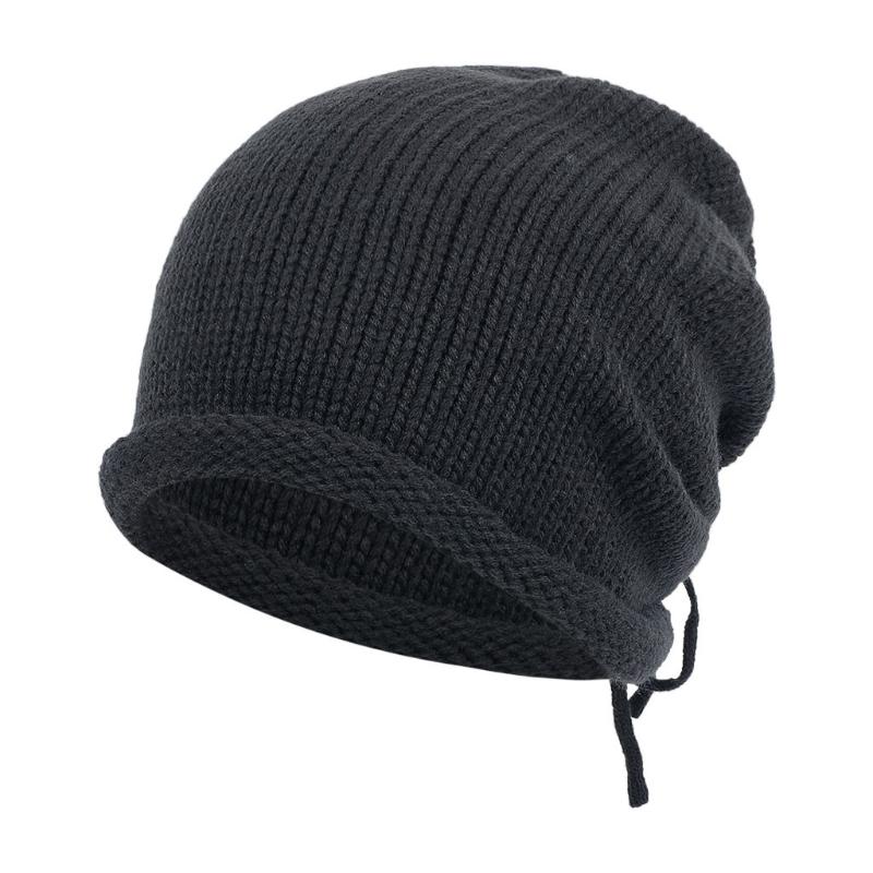 

Berets Design Fashion Winter Warm Unisex Solid Fleece Lined Headwear Cable Knit Beanie Hat Chunky Outdoor Christmas Gifts, Beige