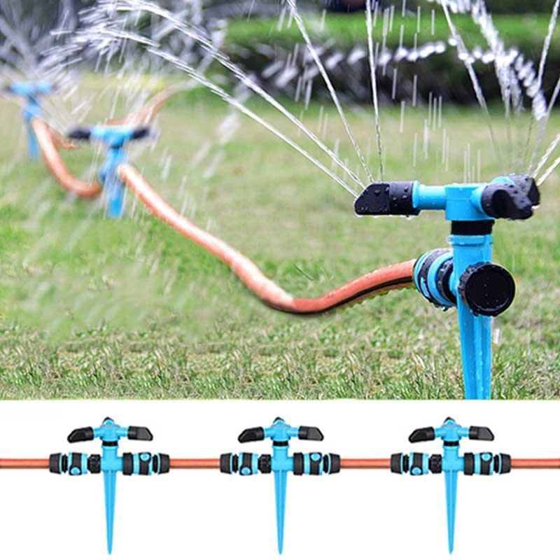

Lawn Automatic Drip Watering Sprayer Head Garden Irrigation Sprinklers Greenhouse Three Arm 360 Degree Rotary Sprinkler Supplies, Type 4
