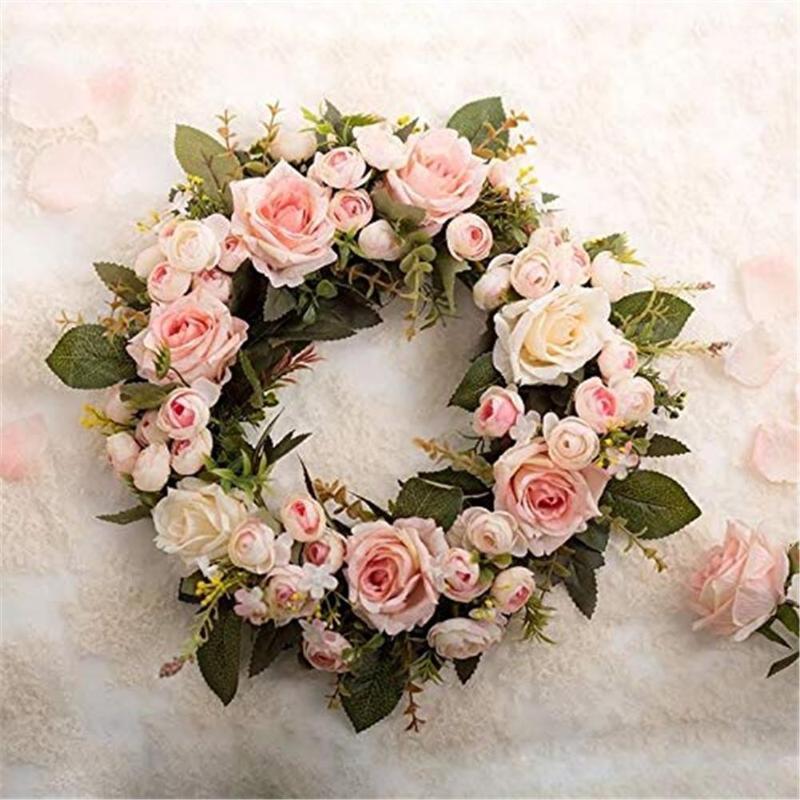 

Dried Flowers Artificial Flowers Handmade Floral Artificial Simulation Rose Wreath For Wedding Home Decoration Ornaments1, 05