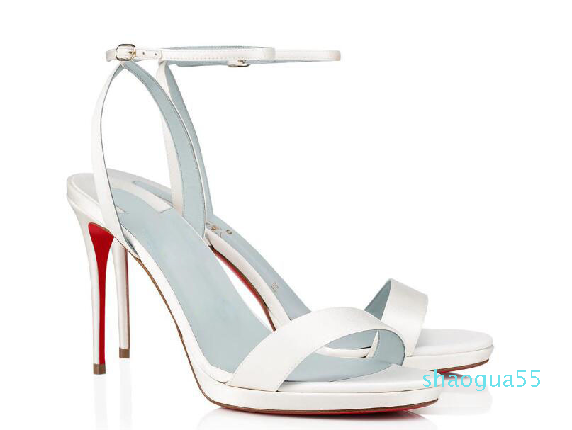 

Red Bottom Loubi Queen Sandal Women's Gladiator Ankle Strap 3343
