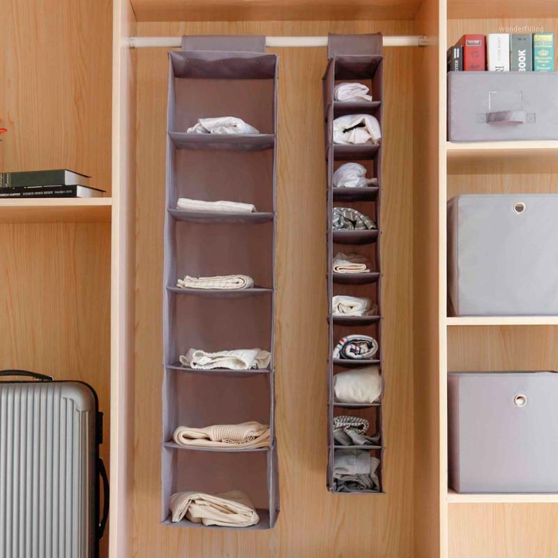 

6/10-Tier Oxford Fabric Closet Hanging Shelf Home Organizer Collapsible Clothing Shoe Accessories Storage Box Tower Sock Holder1, 10 tiers