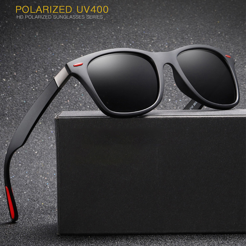 

New Polarized Sunglasses Men 2019 Brand Designer Male Fishing Driver Vintage Classic Black Sun Glasses Retro Mirror Gift UV400