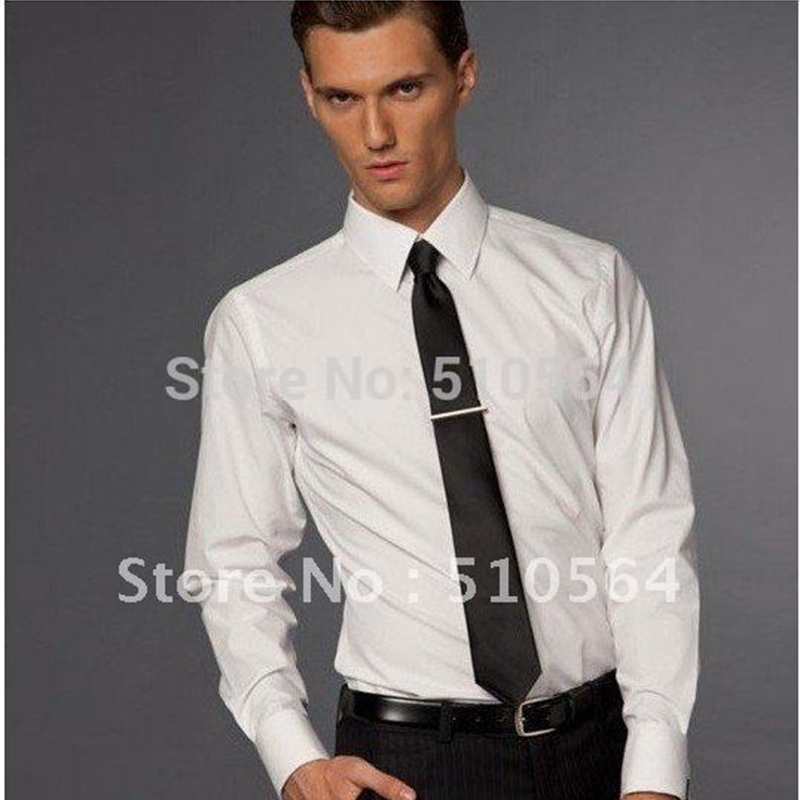 

Hot Sale 100% Cotton high quality Men Custom Made Wedding Business white formal shirt 201123