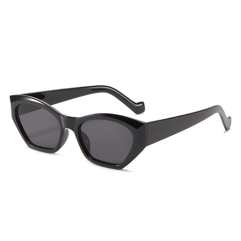 

Sunglasses 2021 Cat Eye Women Small Vintage Brand Designer Sun Glasses Retro Yellow Ladies Sunglass Eyewear Female Shades