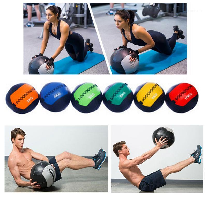 

Gym Home Fitness 35CM Empty Snatch Wall Balls Multifunction Ball For Yoga Workouts Training Soft Grip Ball1