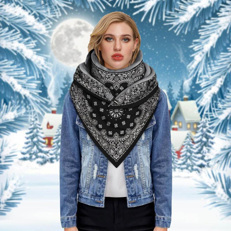 

Fashion Winter Scarf Women Leopard Printing Button Soft Wrap Casual Warm Scarves Shawls Soft Casual 2021 Bufandas Invierno Mujer