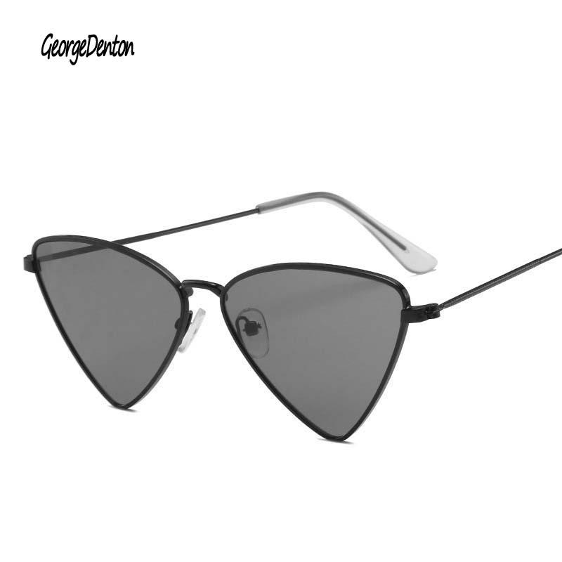 

Vintage Cateye Sunglasses Women Sexy Retro Sun Glasses Brand Designer Colorful Eyewear Triangle classic Ocean Piece