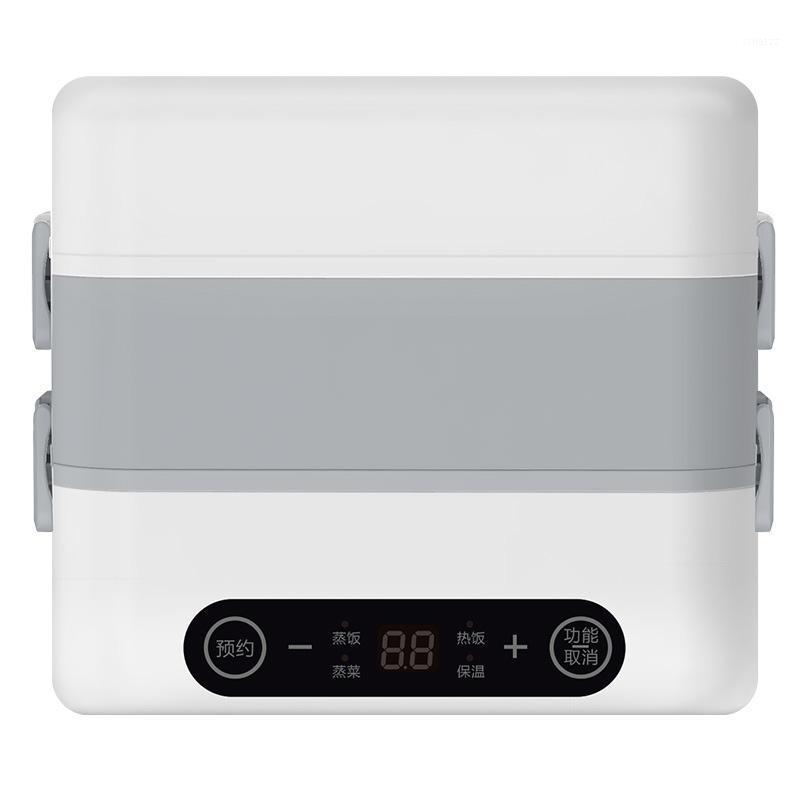 

Stainless Steel Electric Lunch Box Thermal Heating Steamer Cooking Container Portable Office Mini Triming Rice Cooker1