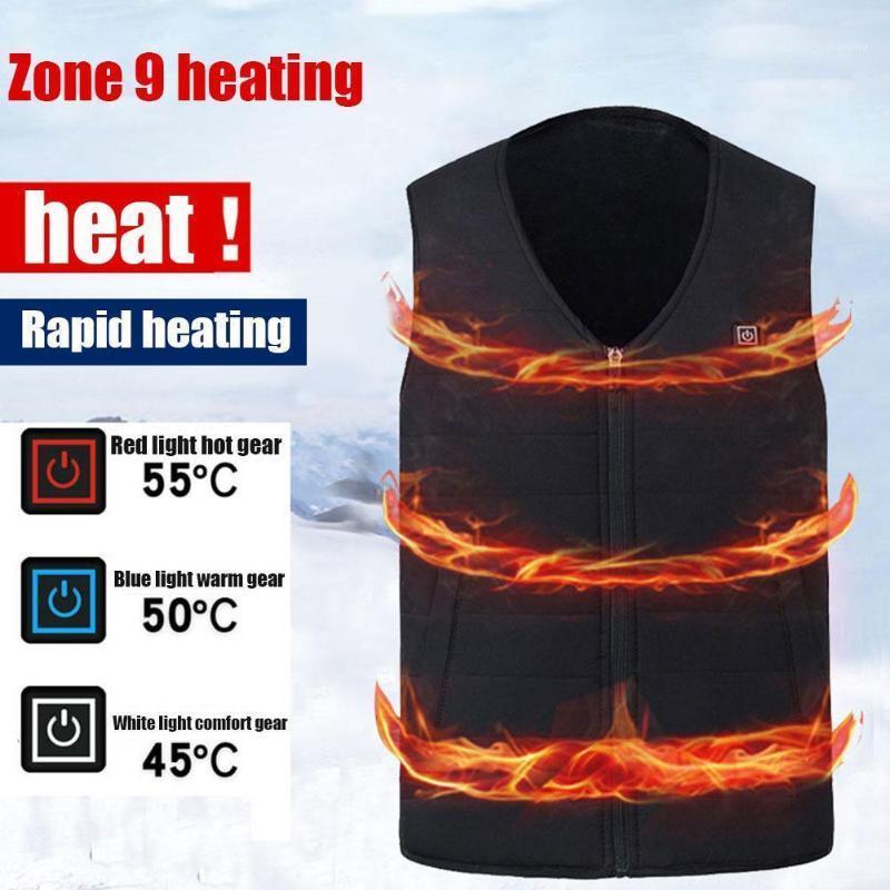 

Smart Electric Heating Vest 9 Heating Zone Vest Usb Warm Clothes Charging S7Y31