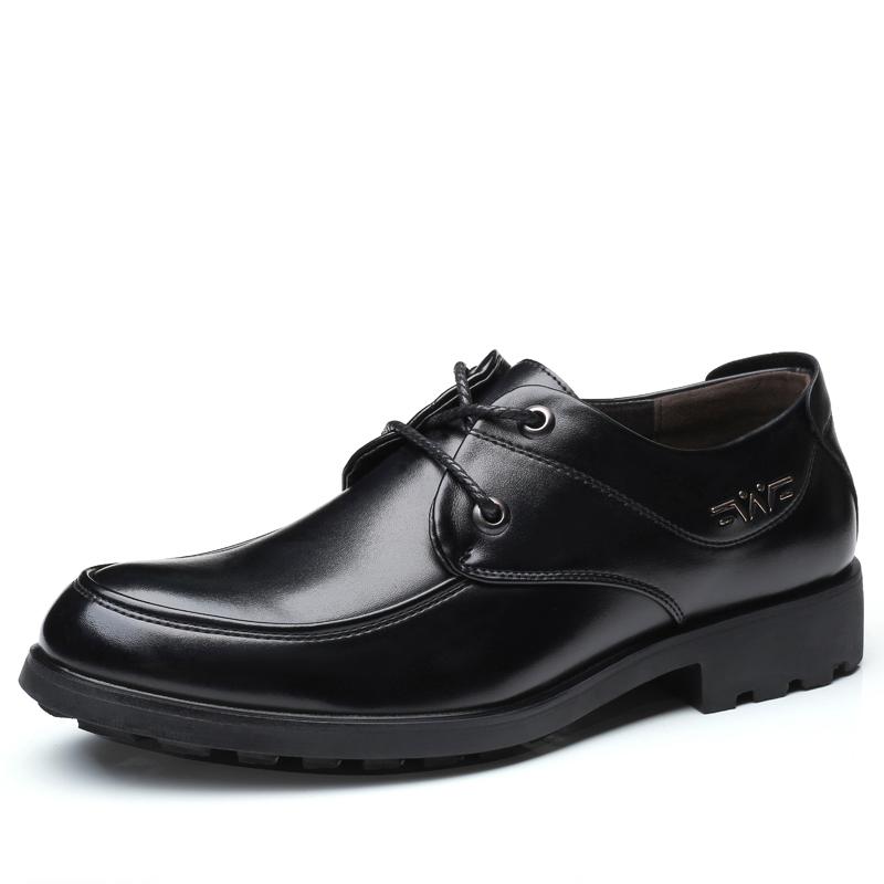 

Large Size 38-48 PU Leather Men Dress Shoes Formal Business Work Soft Patent Leather Men Classic Business Gentleman Oxford Flats, Black