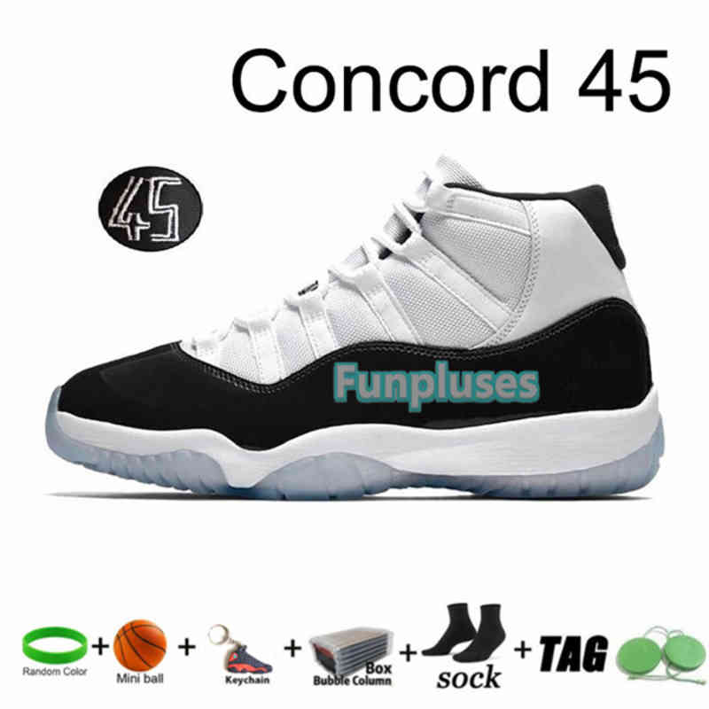 Top Quality Original Basketball Shoes 11 11s Low Concord Bred Legend Blue 25th Anniversary Black Cat Cool Grey Mens Women Sneakers Trainers SIZE 13