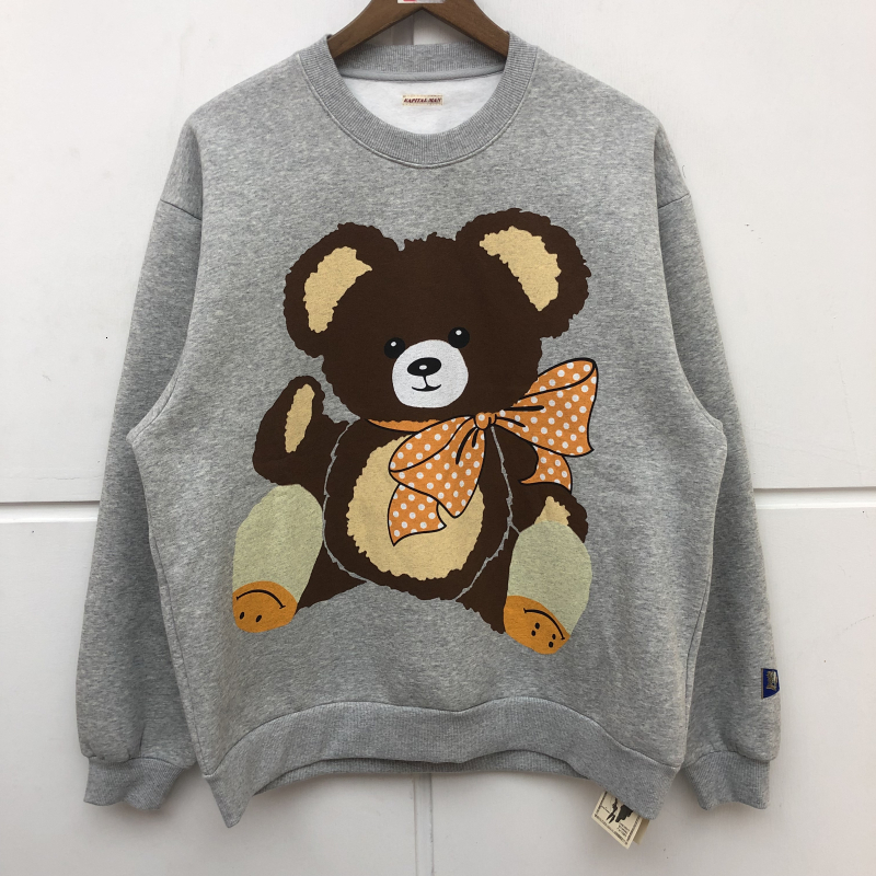 

2021 New Luxury Unisex Kapital Pullover Bear Hoodies Sweaters Cotton Thick Fleeing # N336 O9ZA