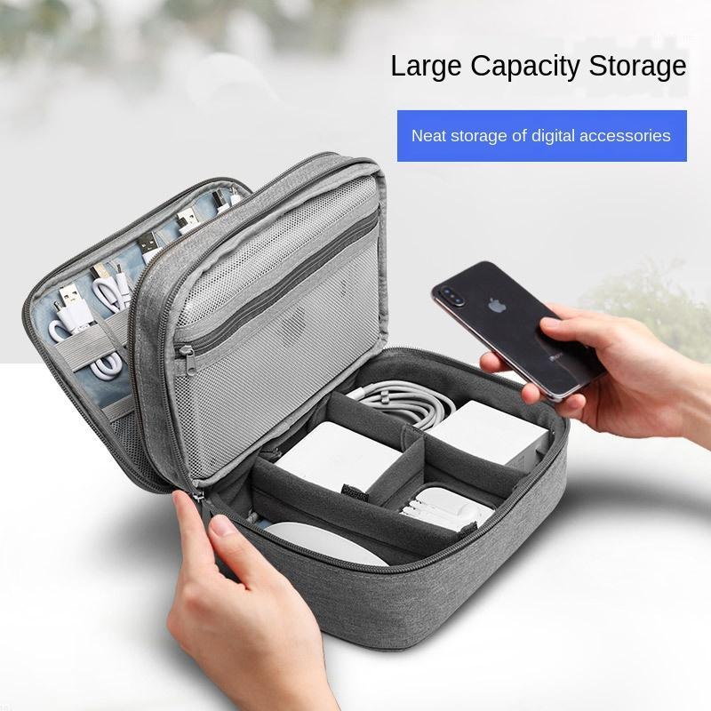 

2020 Digital Accessories Storgage Bag Mouse Data Cable Mobile Power Protecting Bag USB Drive Earphones Charger Finishing Box1