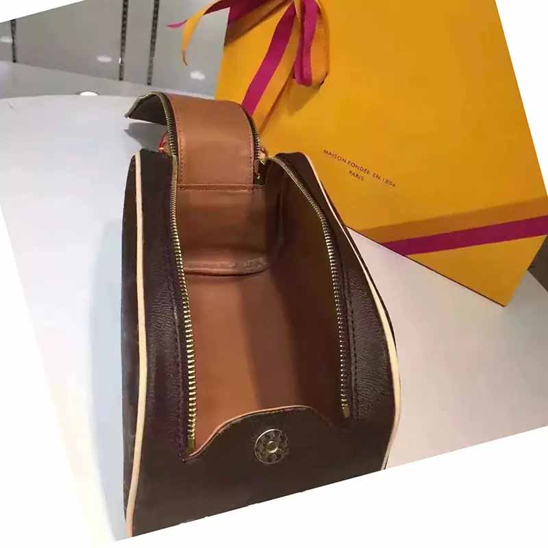 

2022 Newest Wholesale cosmetic bag women big travel organizer bag for men storage wash bag make up purse men double zipper purse Cosmetic case