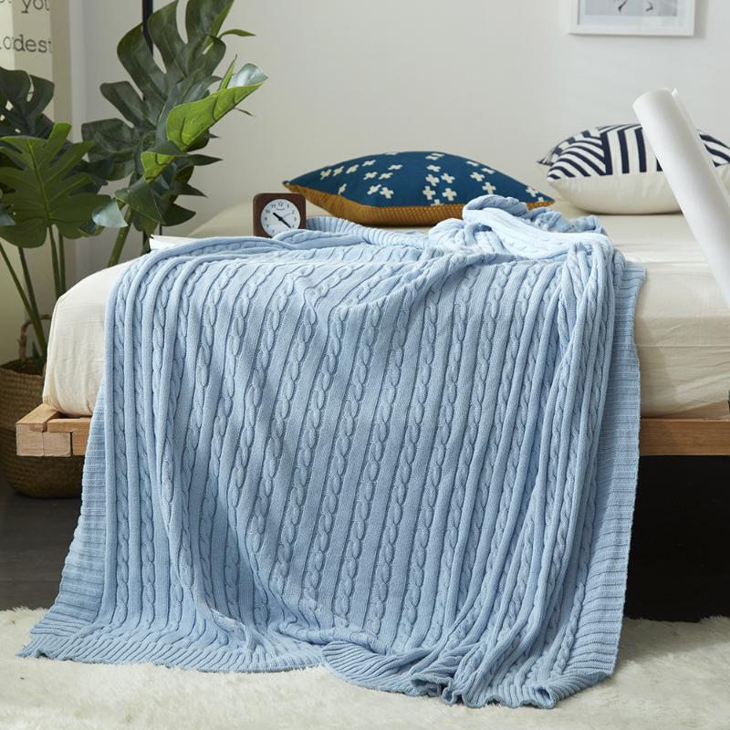 

180*200CM Knitted Throw Travel Blanket Grey Yellow Black Grey Sofa Throw Blanket Tassels Air Condition Diamond cotton