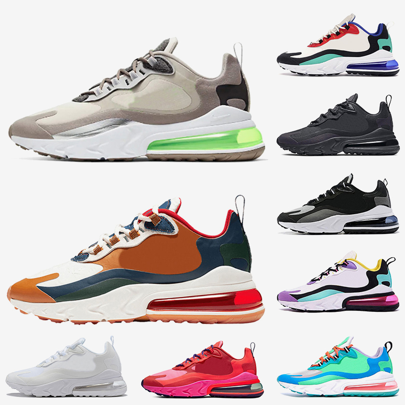 

2020 Fashion new react running shoes Grey Green Homegrown Camo Bauhaus Triple white black JDI Cool Grey trainers sports sneakers, #17 bleached coral 36-40