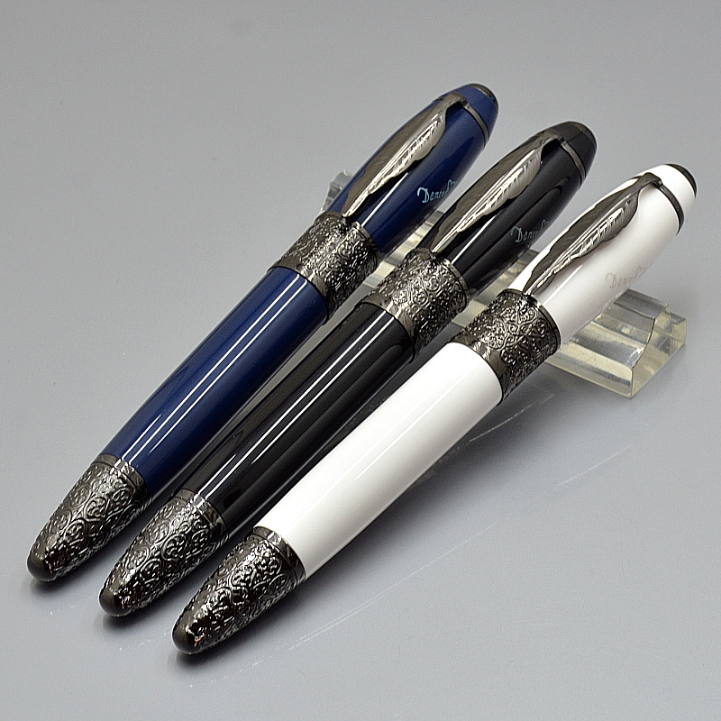 

Great Writer Daniel Defoe Special edition Roller ball pen office school supplies Writing Smooth options pens with Serial number 0301/8000, As picture shows