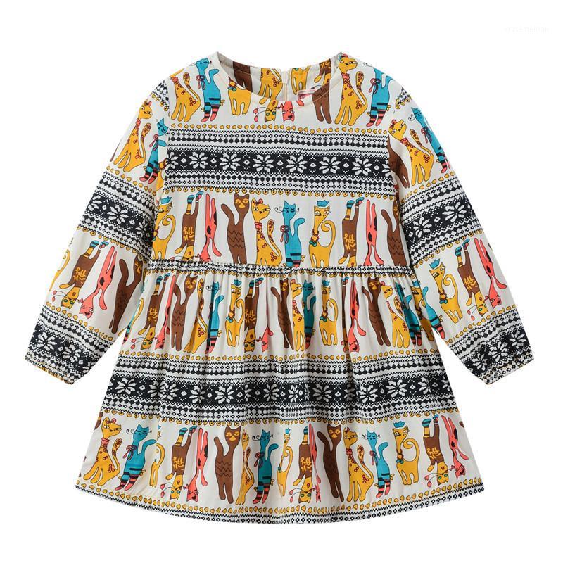 

Girls Dresses Autumn Long Sleeve Floral Party Girl Clothing Princess Dress Children Costume1, Rose red