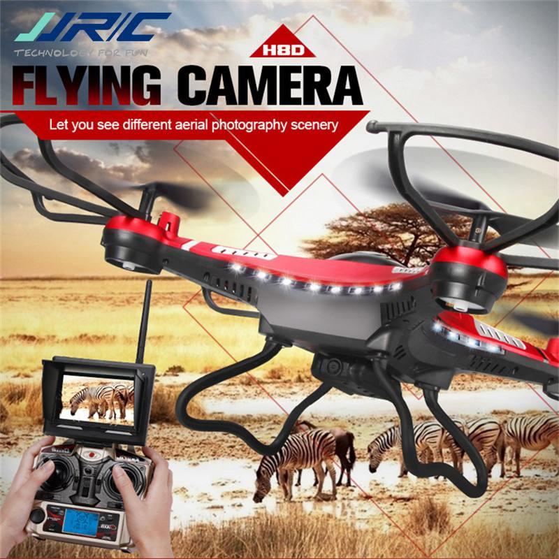 

JJRC H8D 5.8G FPV 2MP 2.4G 4CH Altitude Hold Headless Return 360 Degrees 3D HD Camera RC FPV Racing Drone Quadcopter RTF