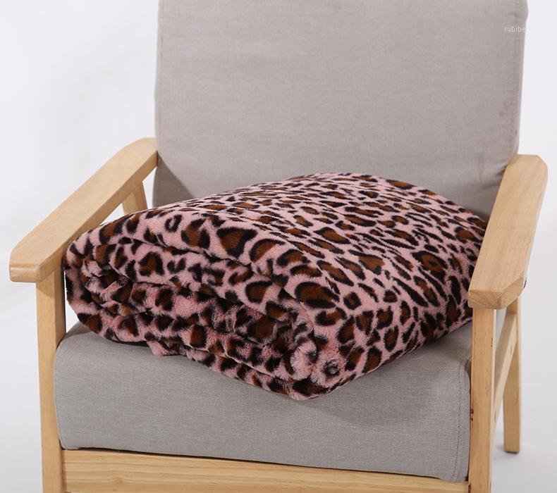 

Super Soft Leopard Fuzzy Fur Faux Elegant Cozy With Fluffy Throw Blanket Bed Sofa Bedspread Long Shaggy Soft Warm Bedding Sheet1