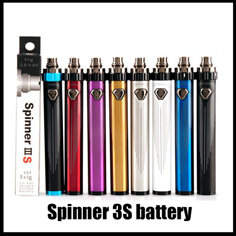 

Vision Spinner III IIIS Battery 1600mAh Spinner 3 3S Variable Voltage Battery Top Twist vs ESMA-T Ola X VV Battery