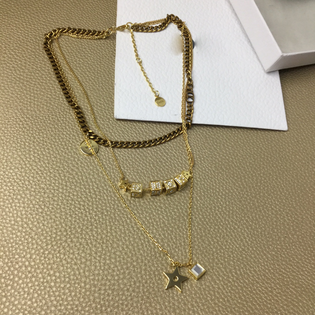 

2021 new designers in Europe and the necklace pendant simple lovely ms long necklace fashion jewelry necklace pendant tide lock7, Silver