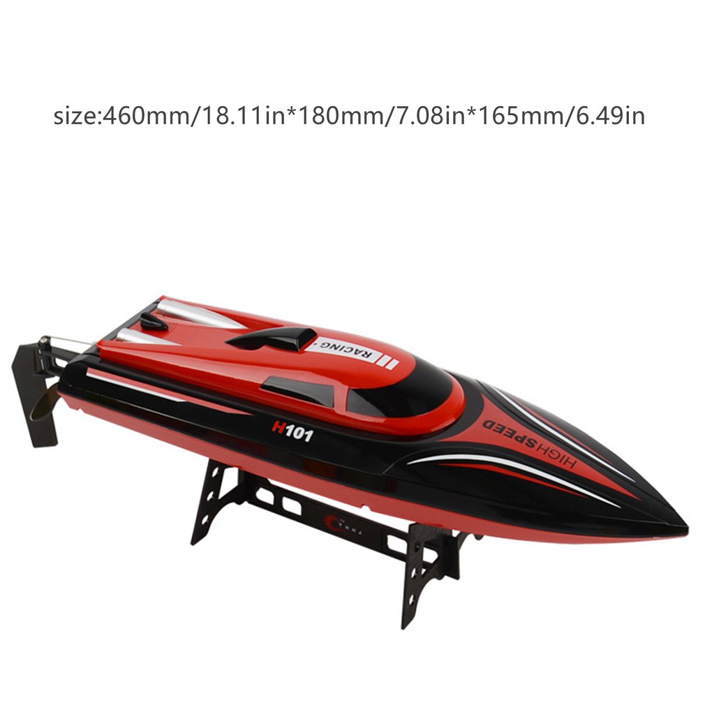 

Speed Boat 4CH RC Remote Control High Speed Boat Racing with LCD Display Toys Gift, Red
